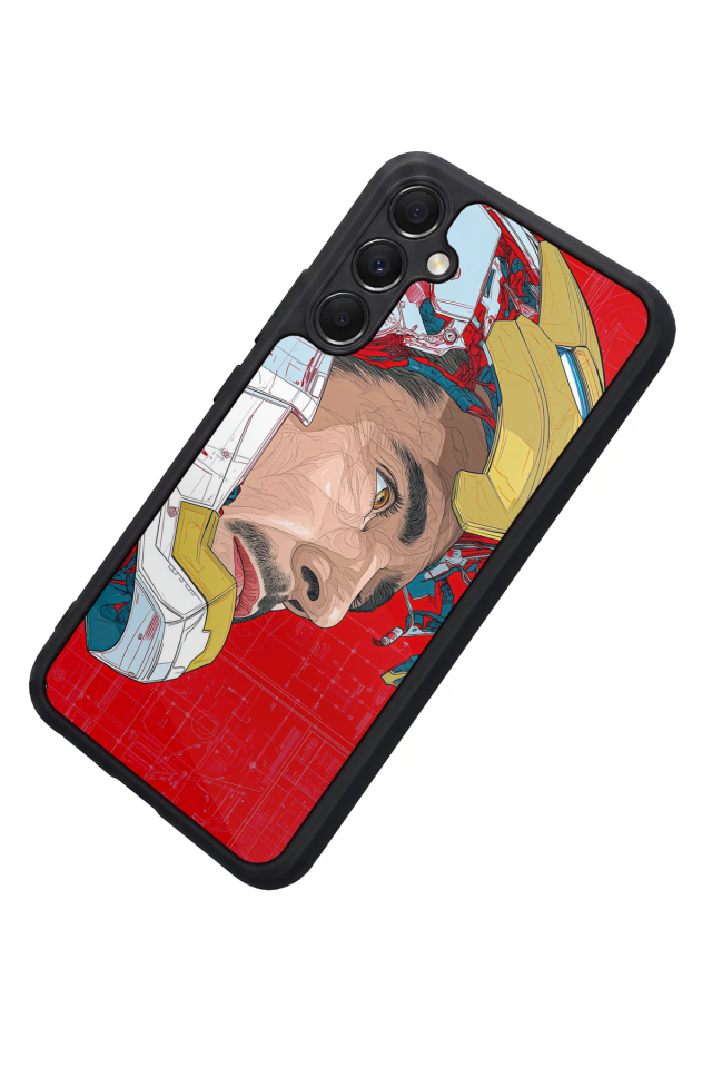 Samsung Galaxy M34 Uyumlu Iron Man ( Demir Adam ) Tasarımlı Glossy Premium Kılıf