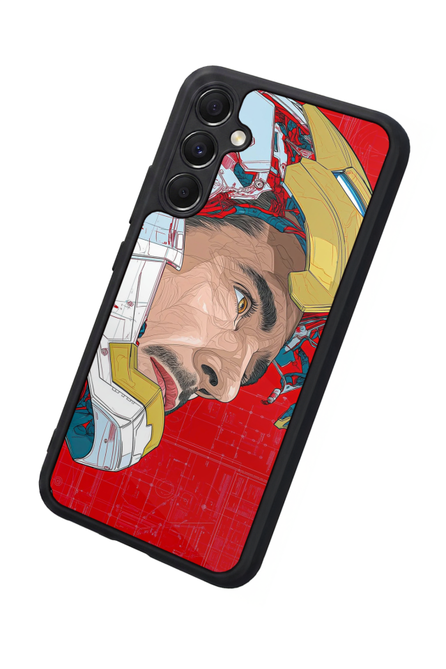 Samsung Galaxy M34 Uyumlu Iron Man ( Demir Adam ) Tasarımlı Glossy Premium Kılıf