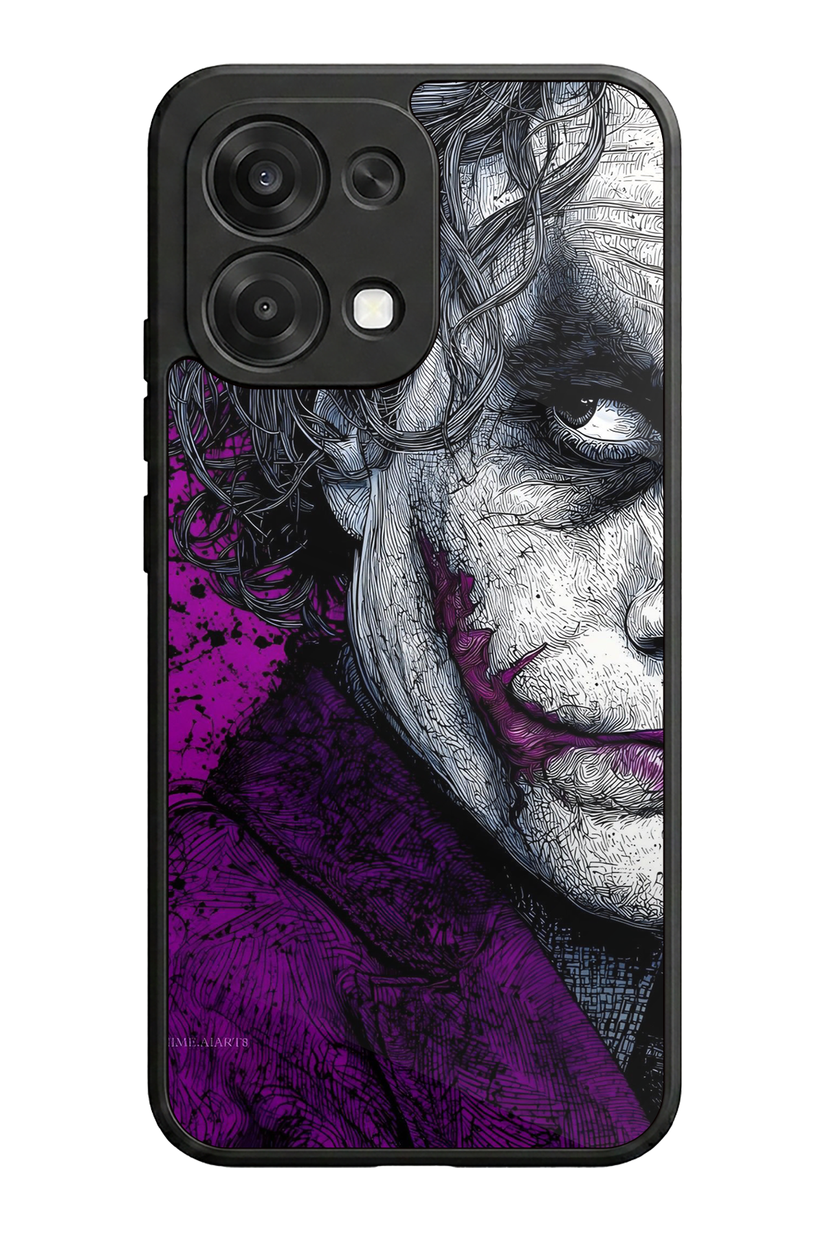 Oppo A6 Pro Uyumlu Joker Tasarımlı Glossy Premium Kılıf