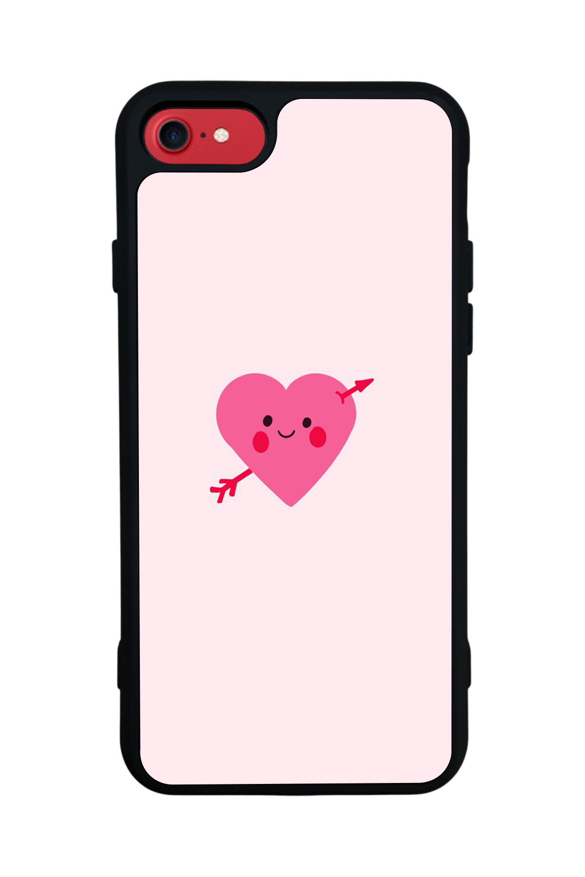 iPhone 7 Uyumlu Kalp Love Tasarımlı Glossy Premium Kılıf