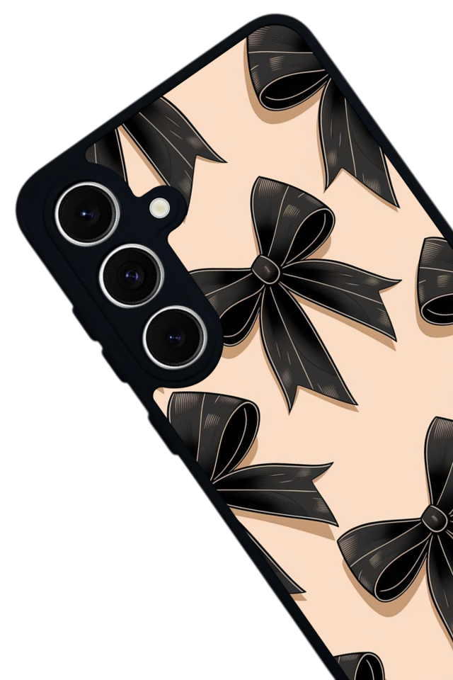 Samsung Galaxy S24 FE Uyumlu Kurdele Tasarımlı Glossy Premium Kılıf