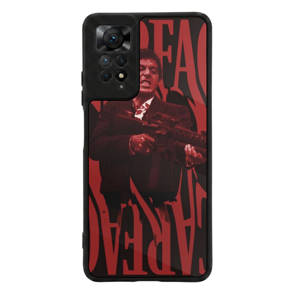 Xiaomi Redmi Note 12 Pro Uyumlu Scarface Tasarımlı Glossy Premium Kılıf