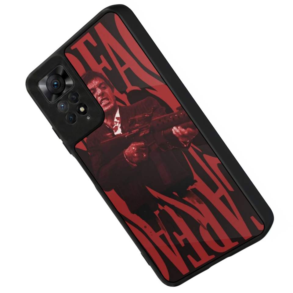Xiaomi Redmi Note 12 Pro Uyumlu Scarface Tasarımlı Glossy Premium Kılıf