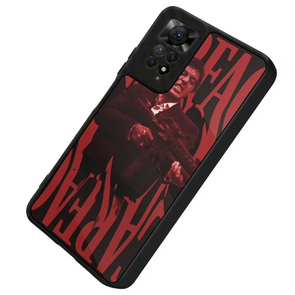 Xiaomi Redmi Note 12 Pro Uyumlu Scarface Tasarımlı Glossy Premium Kılıf
