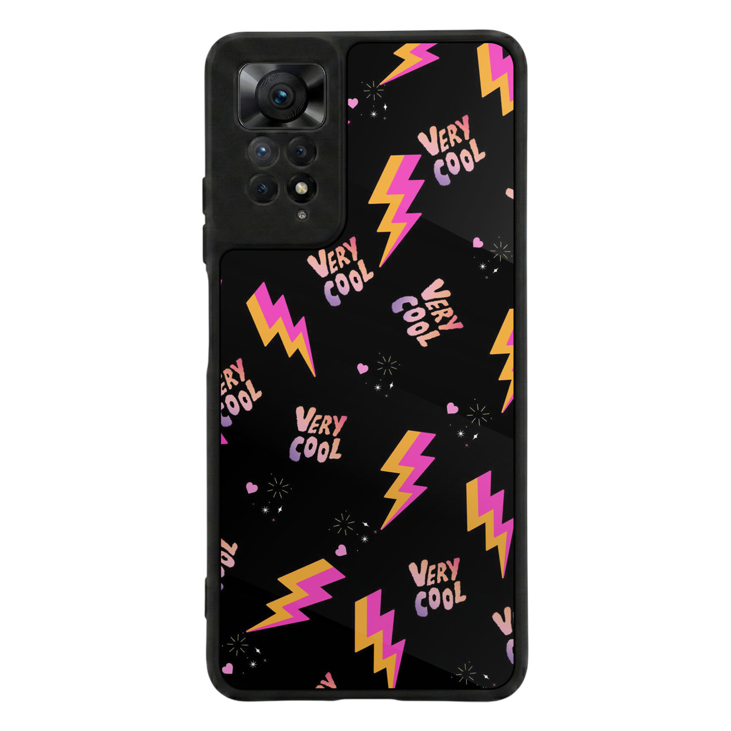 Xiaomi Redmi Note 12 Pro Uyumlu Simsek Tasarımlı Glossy Premium Kılıf