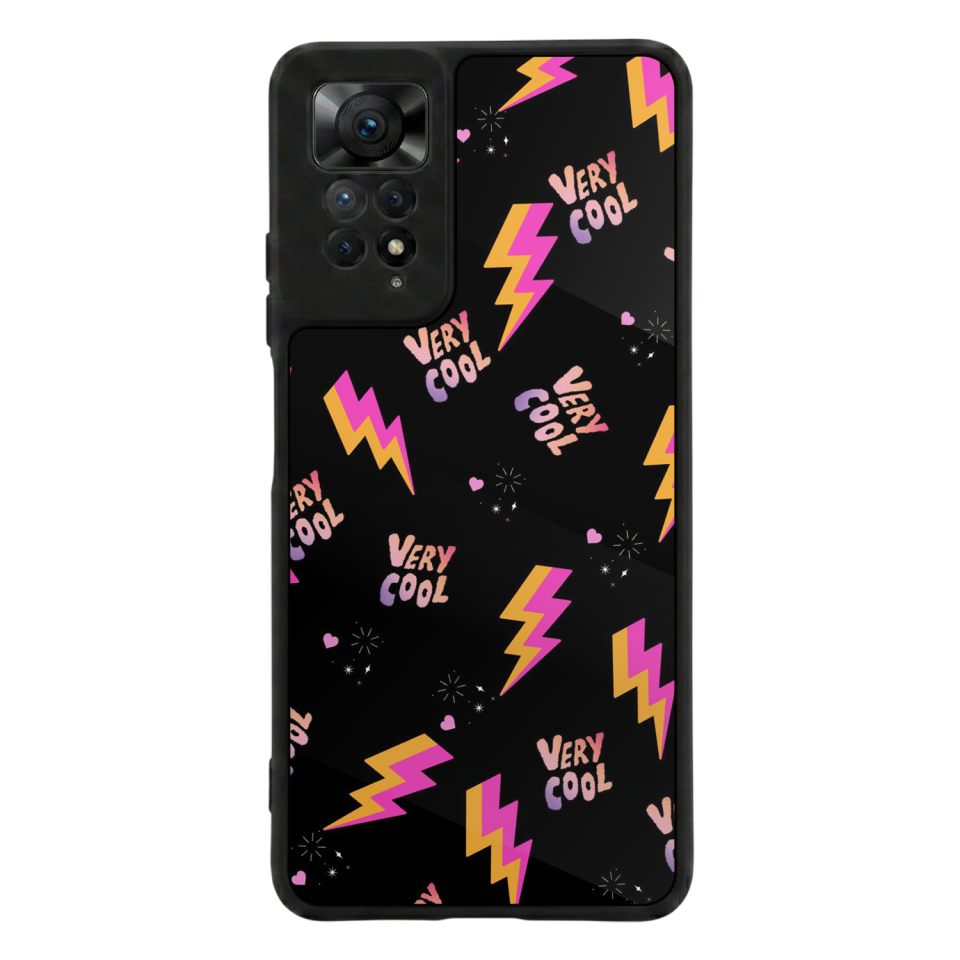 Xiaomi Redmi Note 12 Pro Uyumlu Simsek Tasarımlı Glossy Premium Kılıf