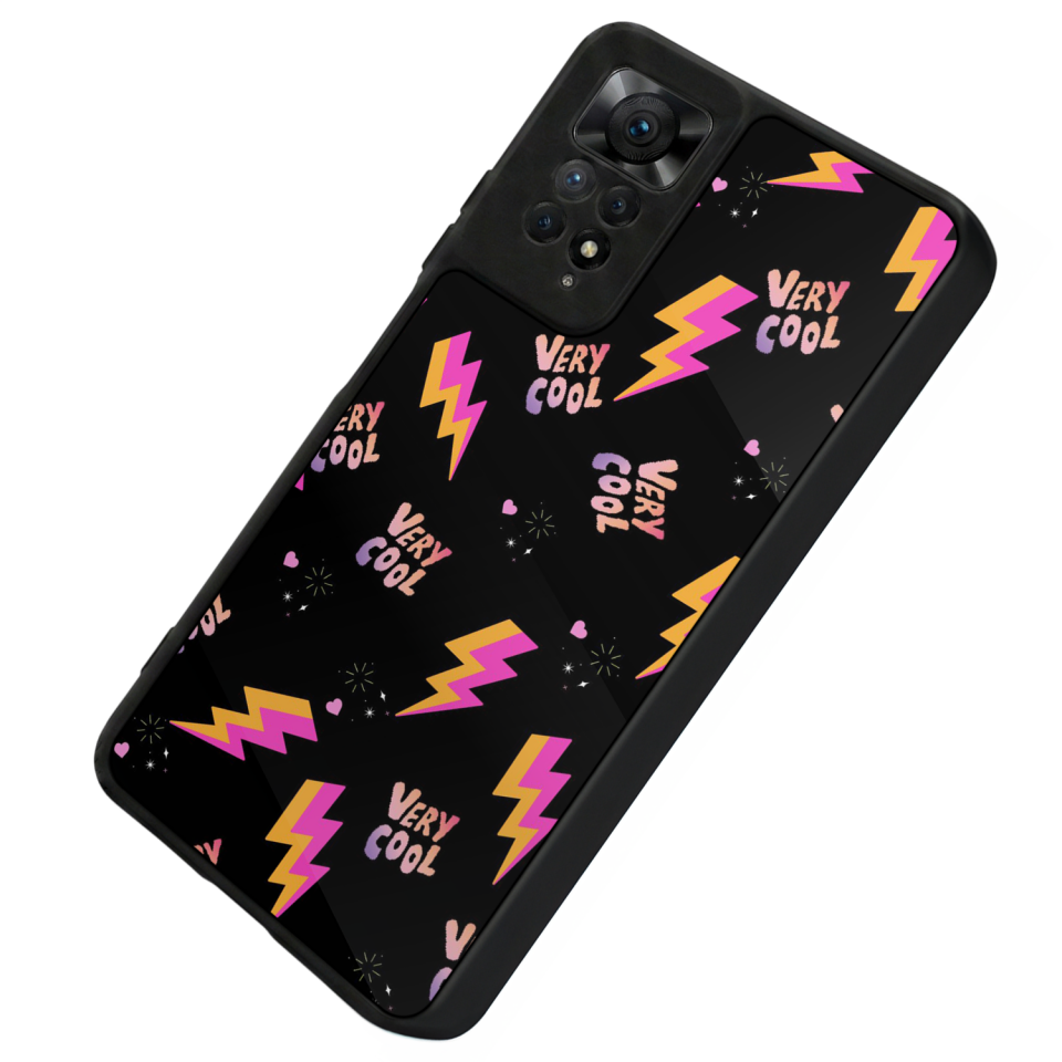 Xiaomi Redmi Note 12 Pro Uyumlu Simsek Tasarımlı Glossy Premium Kılıf