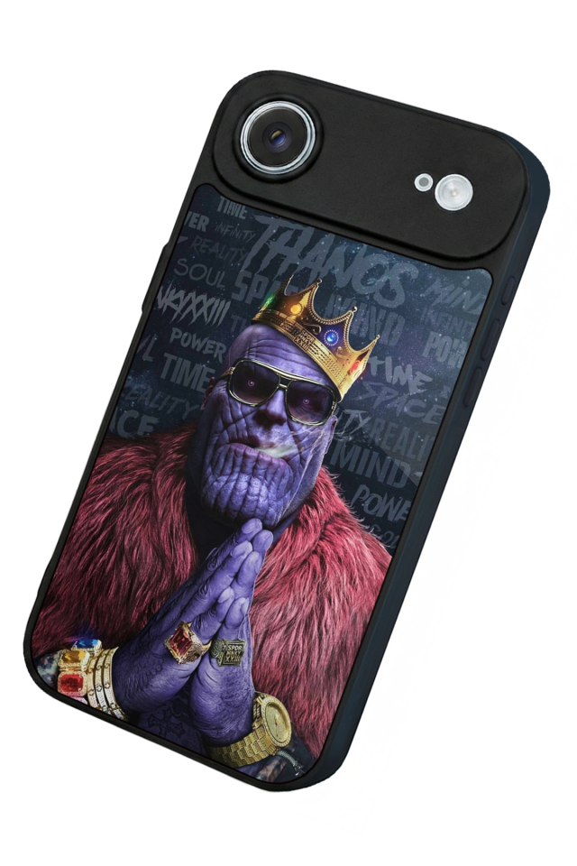 iPhone 17 Air Uyumlu Thanos Tasarımlı Glossy Premium Kılıf