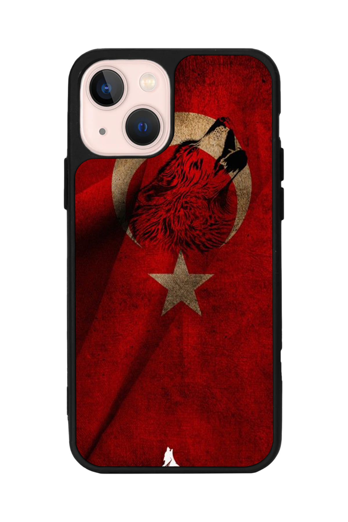 iPhone 14 Plus Uyumlu Türk Bayragi Tasarımlı Glossy Premium Kılıf