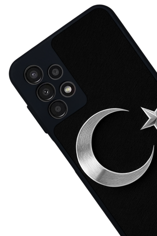 Samsung Galaxy A23 Uyumlu Türk Bayragi Tasarımlı Glossy Premium Kılıf