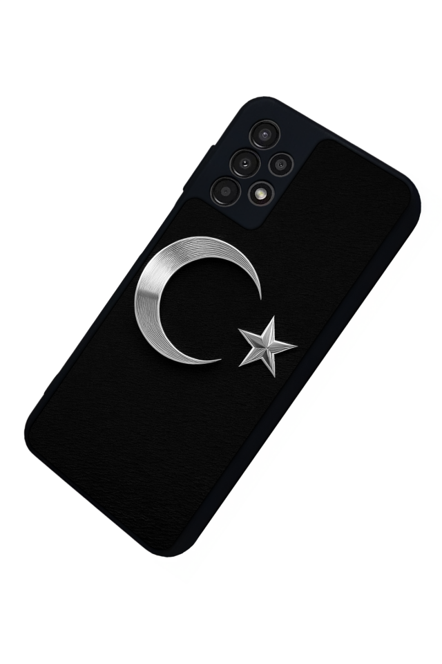 Samsung Galaxy A23 Uyumlu Türk Bayragi Tasarımlı Glossy Premium Kılıf