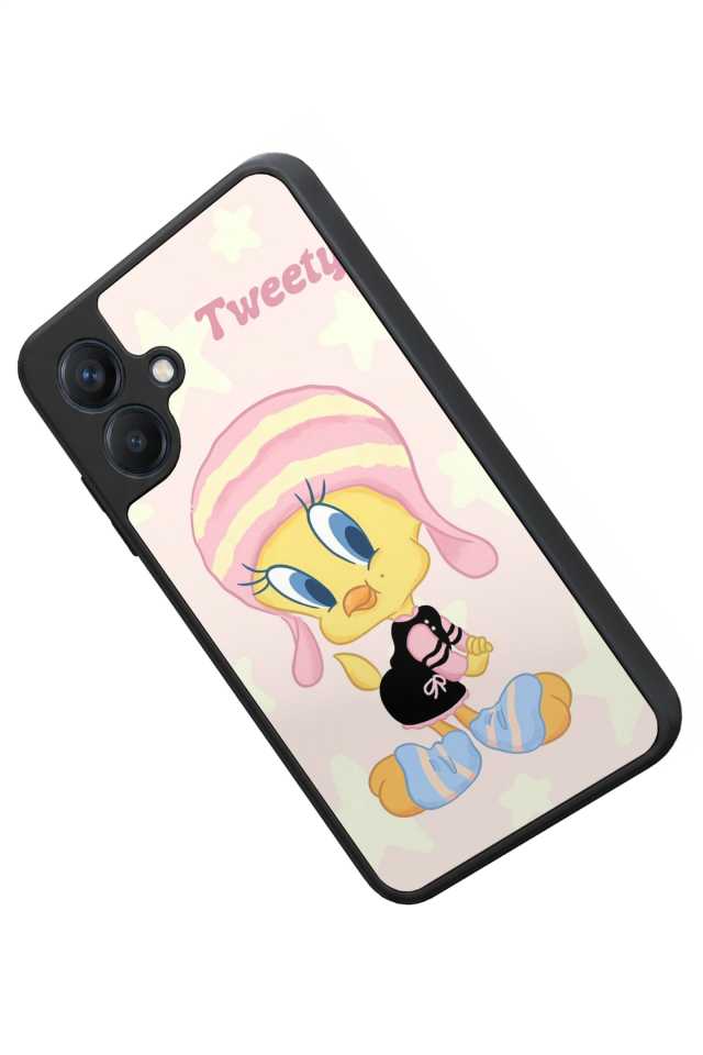 Samsung Galaxy A07 Uyumlu Tweety Tasarımlı Glossy Premium Kılıf
