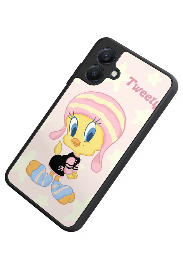 Samsung Galaxy A07 Uyumlu Tweety Tasarımlı Glossy Premium Kılıf