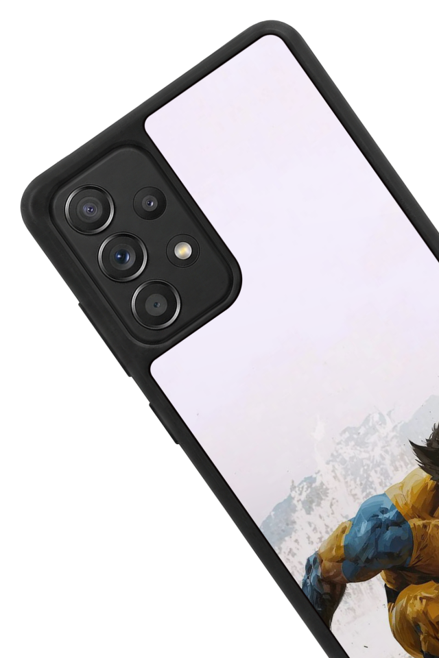 Samsung Galaxy A72 Uyumlu Wolverine Tasarımlı Glossy Premium Kılıf
