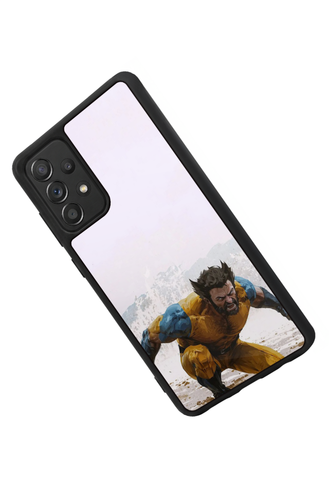 Samsung Galaxy A72 Uyumlu Wolverine Tasarımlı Glossy Premium Kılıf