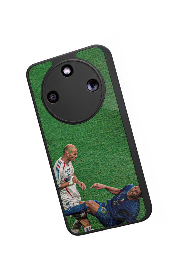 Honor Magic 8 Lite Uyumlu Zidane Tasarımlı Glossy Premium Kılıf