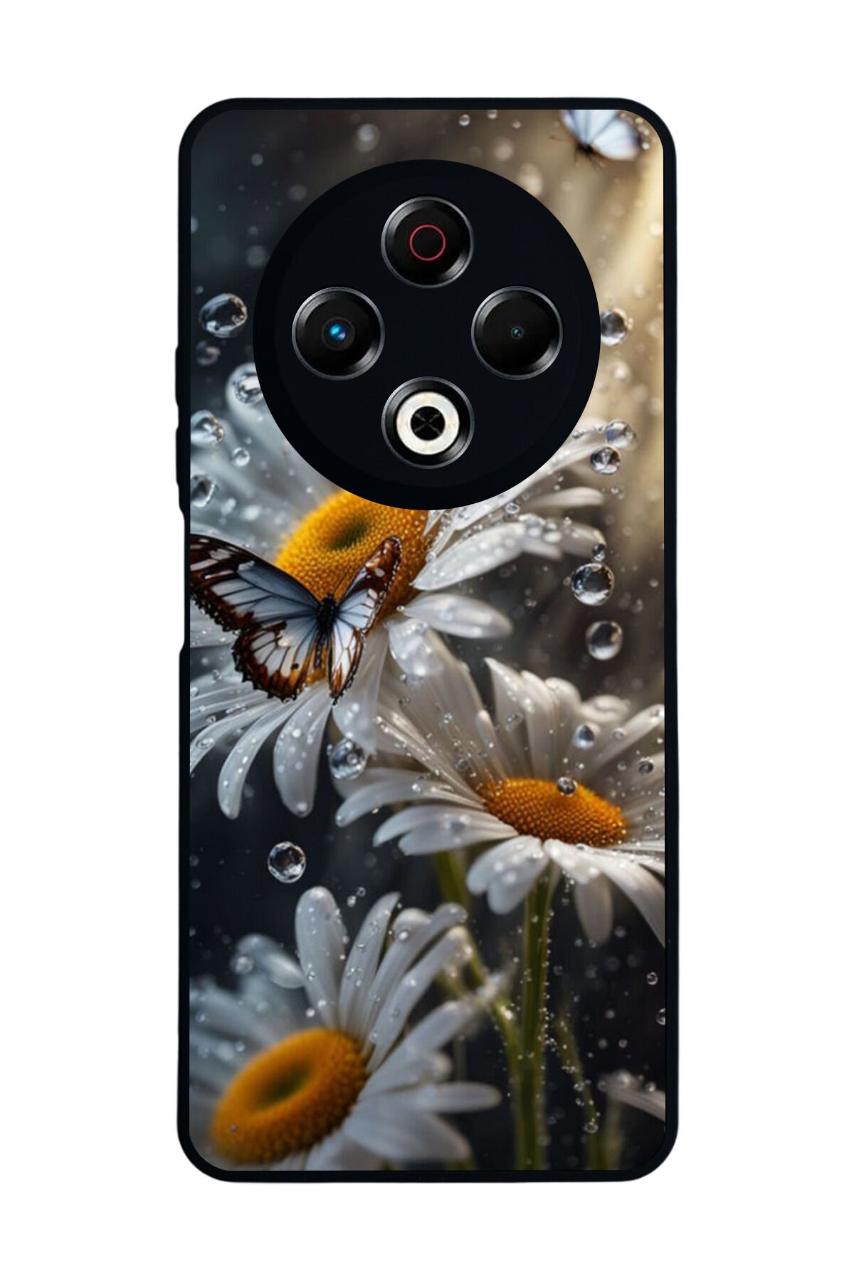 Tecno Spark 30 Uyumlu Cicek Tasarımlı Glossy Premium Kılıf