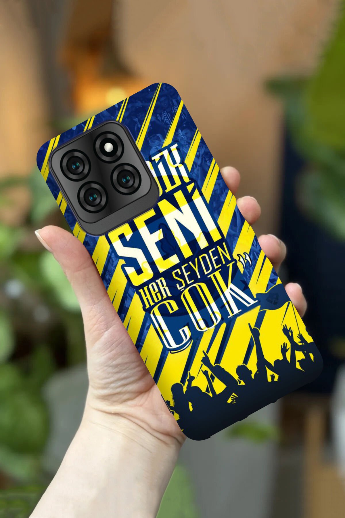 Reeder S71 Uyumlu Kamera Korumalı Futbol Takımı Desenli HD Baskılı Silikon Kılıf