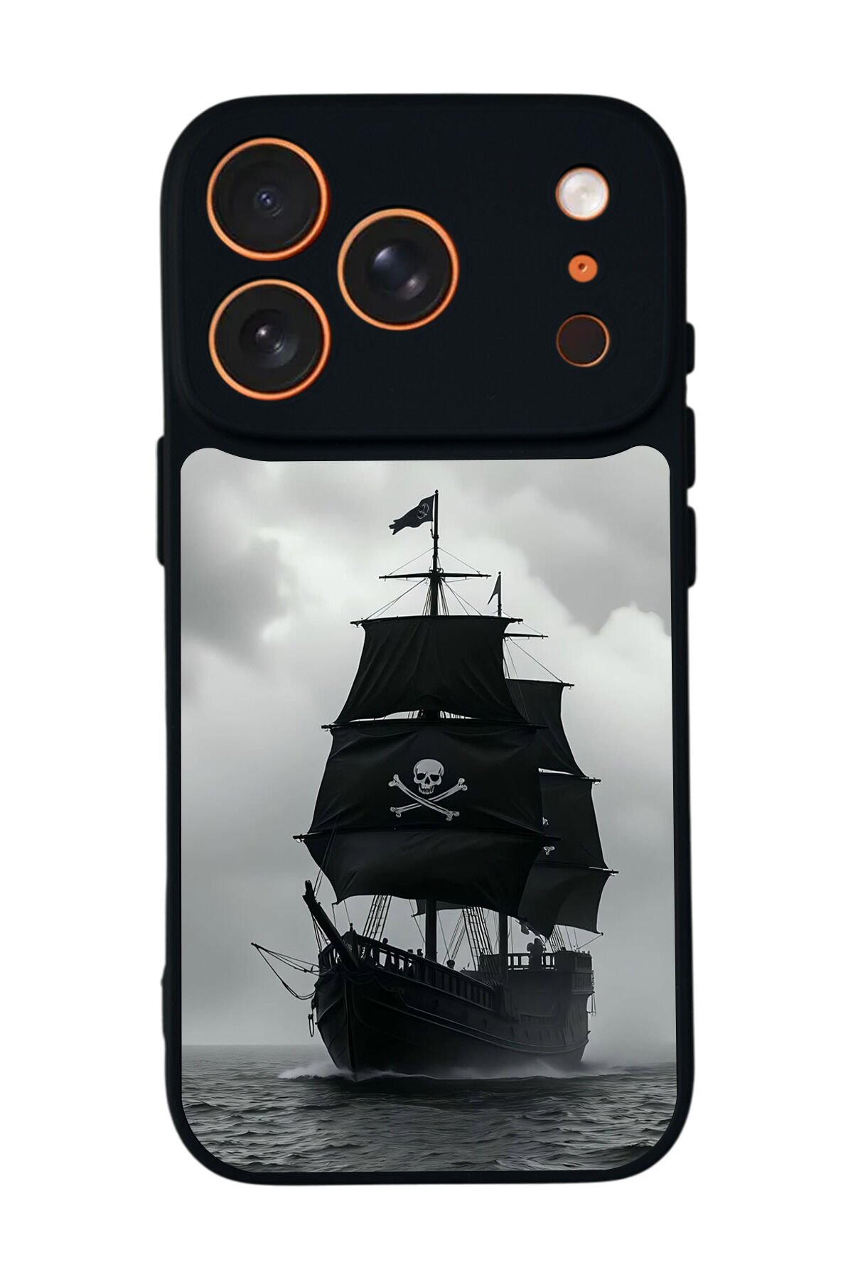 iPhone 17 Pro Max Uyumlu Korsan Tasarımlı Glossy Premium Kılıf