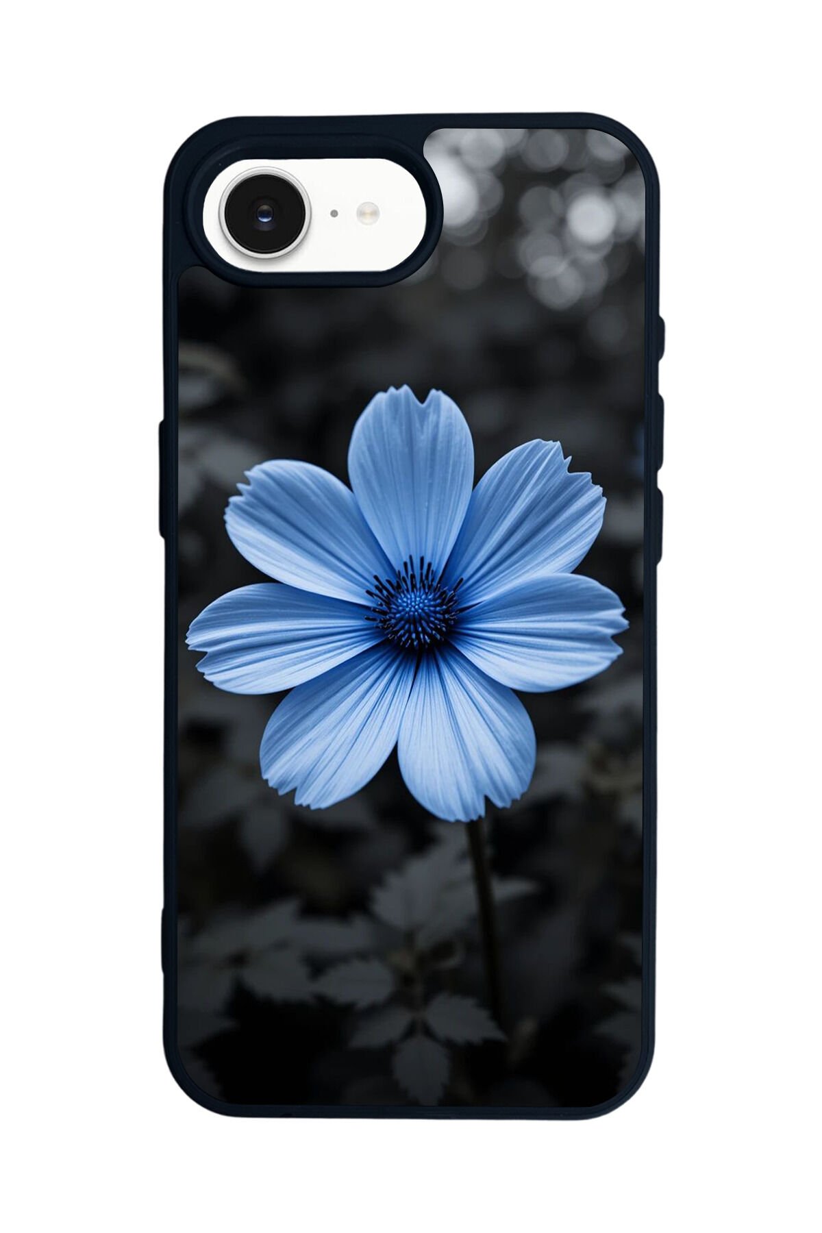 iPhone 16E Uyumlu Cicek Tasarımlı Glossy Premium Kılıf