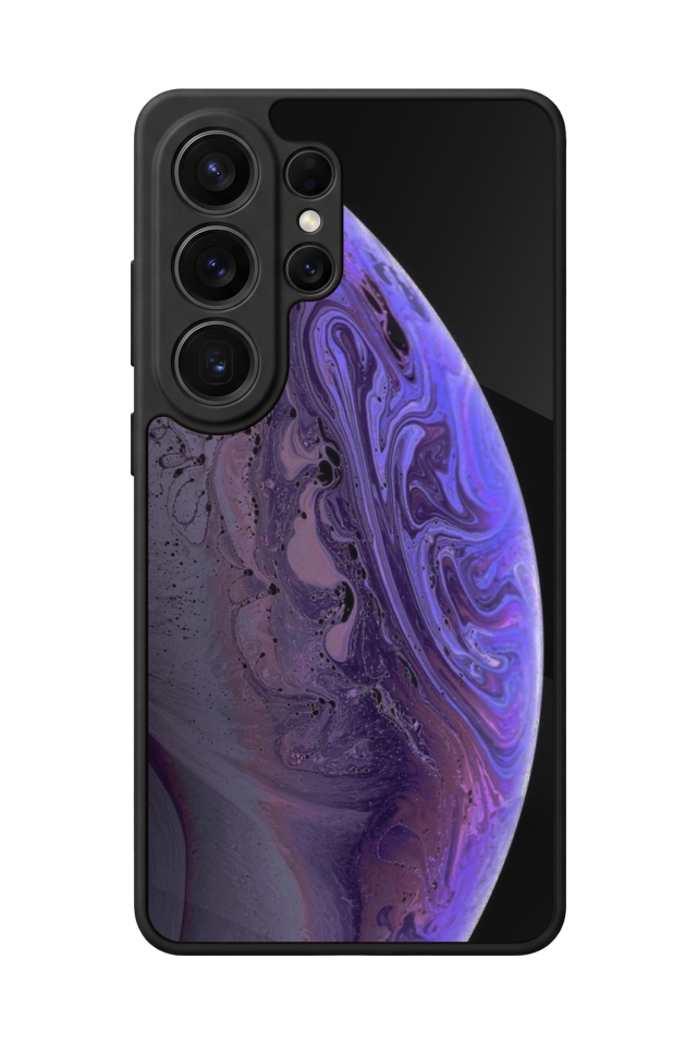 Samsung Galaxy S26 Ultra Uyumlu Ay Tasarımlı Glossy Premium Kılıf