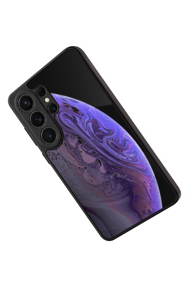 Samsung Galaxy S26 Ultra Uyumlu Ay Tasarımlı Glossy Premium Kılıf