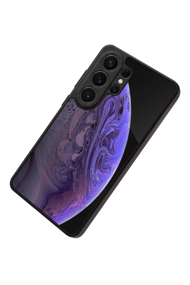 Samsung Galaxy S26 Ultra Uyumlu Ay Tasarımlı Glossy Premium Kılıf