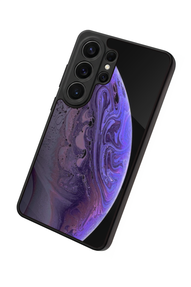 Samsung Galaxy S26 Ultra Uyumlu Ay Tasarımlı Glossy Premium Kılıf