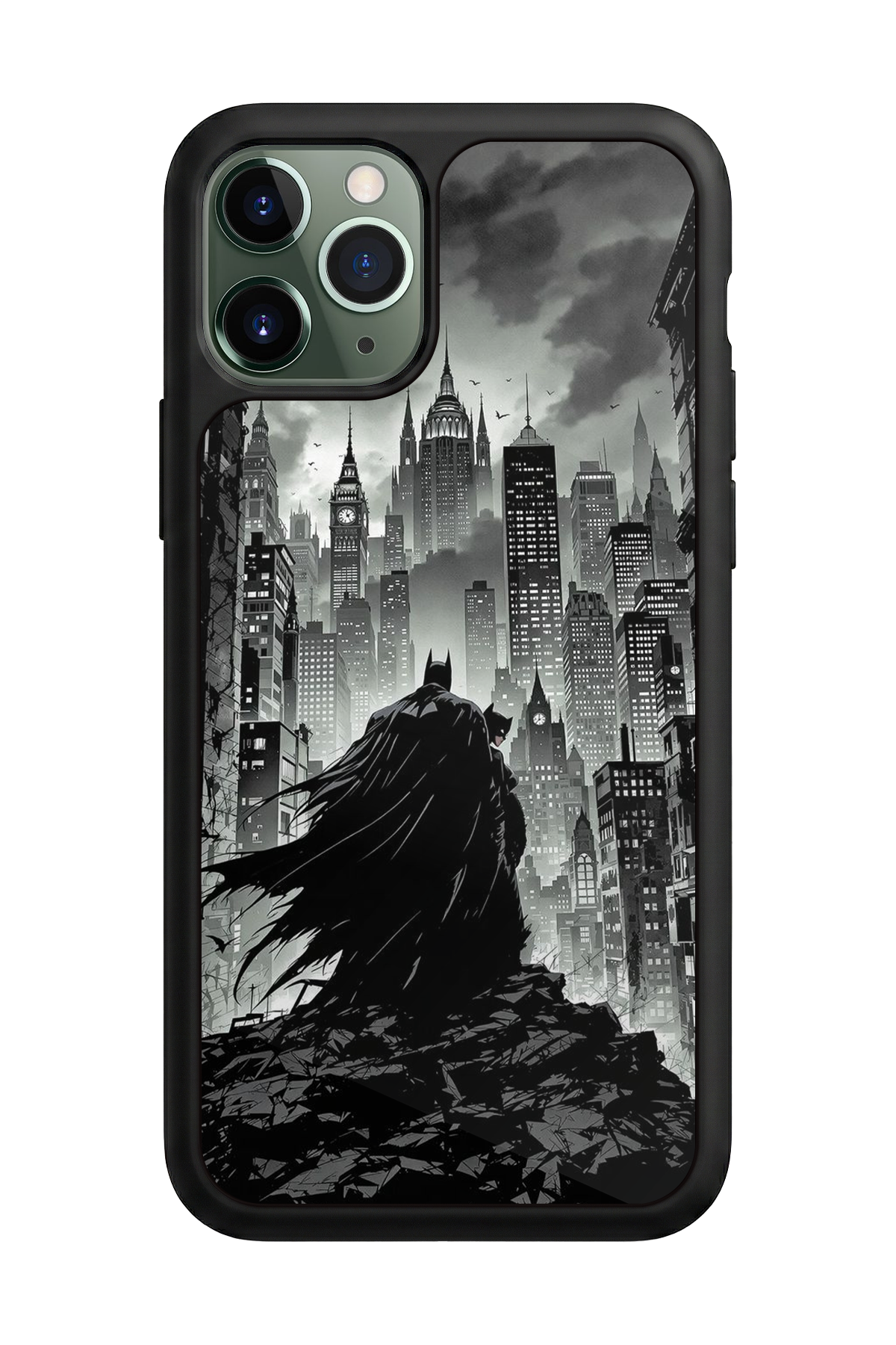 iPhone 11 Pro Uyumlu Batman Tasarımlı Glossy Premium Kılıf
