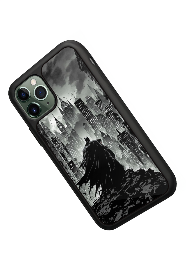 iPhone 11 Pro Uyumlu Batman Tasarımlı Glossy Premium Kılıf