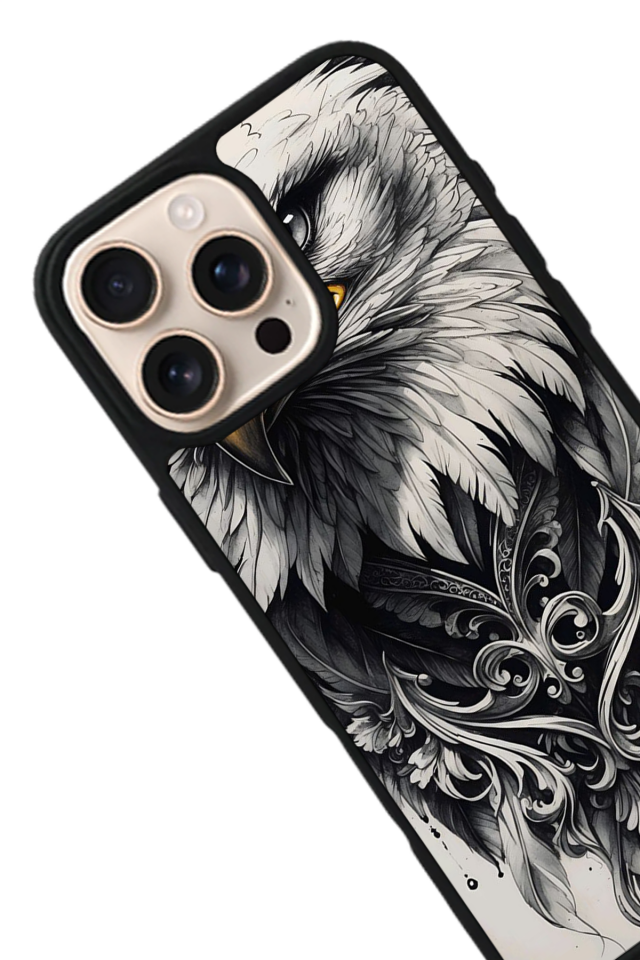 iPhone 15 Pro Uyumlu Besiktas Tasarımlı Glossy Premium Kılıf