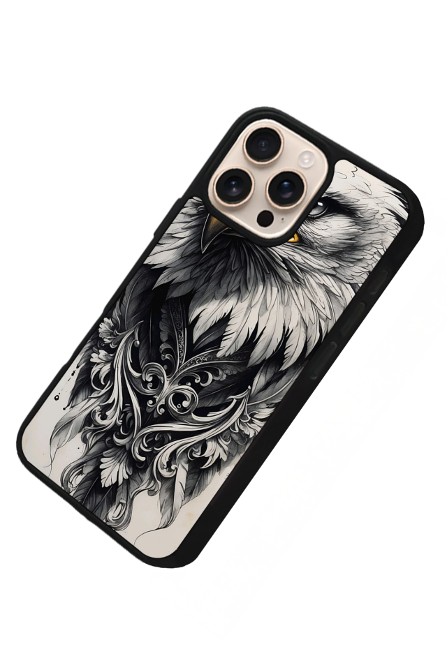 iPhone 15 Pro Uyumlu Besiktas Tasarımlı Glossy Premium Kılıf