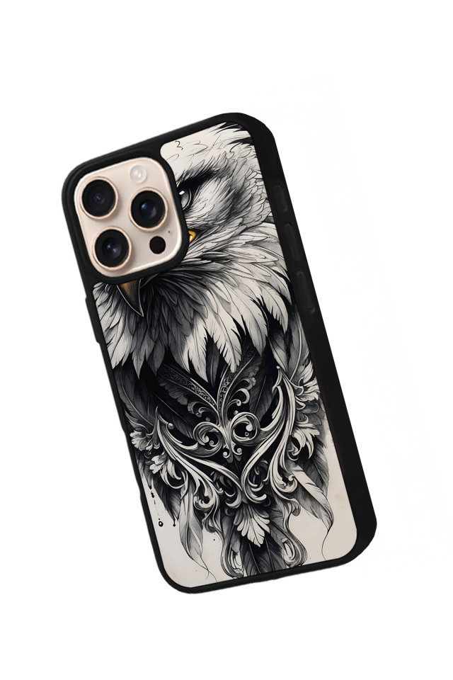 iPhone 15 Pro Uyumlu Besiktas Tasarımlı Glossy Premium Kılıf