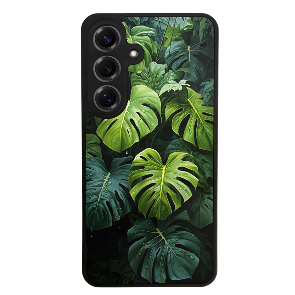 Samsung Galaxy S25 Uyumlu Botanik Tasarımlı Glossy Premium Kılıf