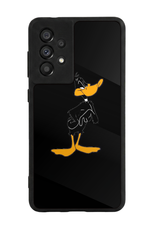 Samsung Galaxy A73 Uyumlu Daffy duck Tasarımlı Glossy Premium Kılıf