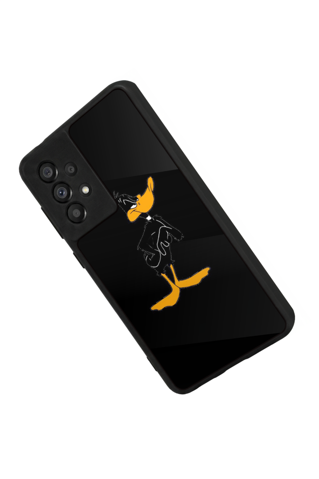 Samsung Galaxy A73 Uyumlu Daffy duck Tasarımlı Glossy Premium Kılıf