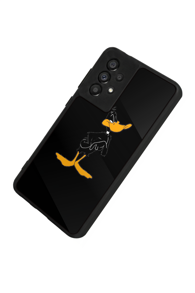 Samsung Galaxy A73 Uyumlu Daffy duck Tasarımlı Glossy Premium Kılıf