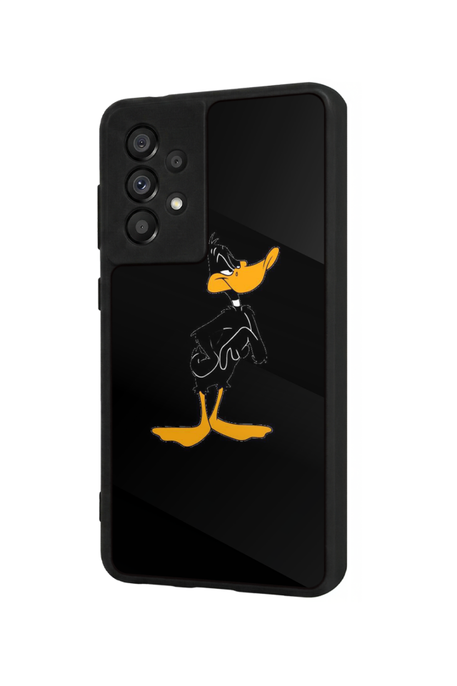 Samsung Galaxy A73 Uyumlu Daffy duck Tasarımlı Glossy Premium Kılıf