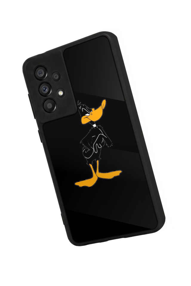 Samsung Galaxy A73 Uyumlu Daffy duck Tasarımlı Glossy Premium Kılıf
