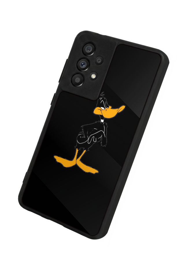 Samsung Galaxy A73 Uyumlu Daffy duck Tasarımlı Glossy Premium Kılıf