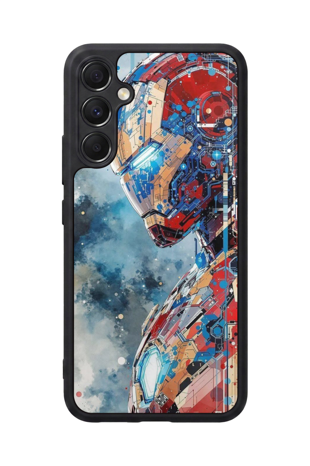 Samsung Galaxy M34 Uyumlu Iron Man ( Demir Adam ) Tasarımlı Glossy Premium Kılıf
