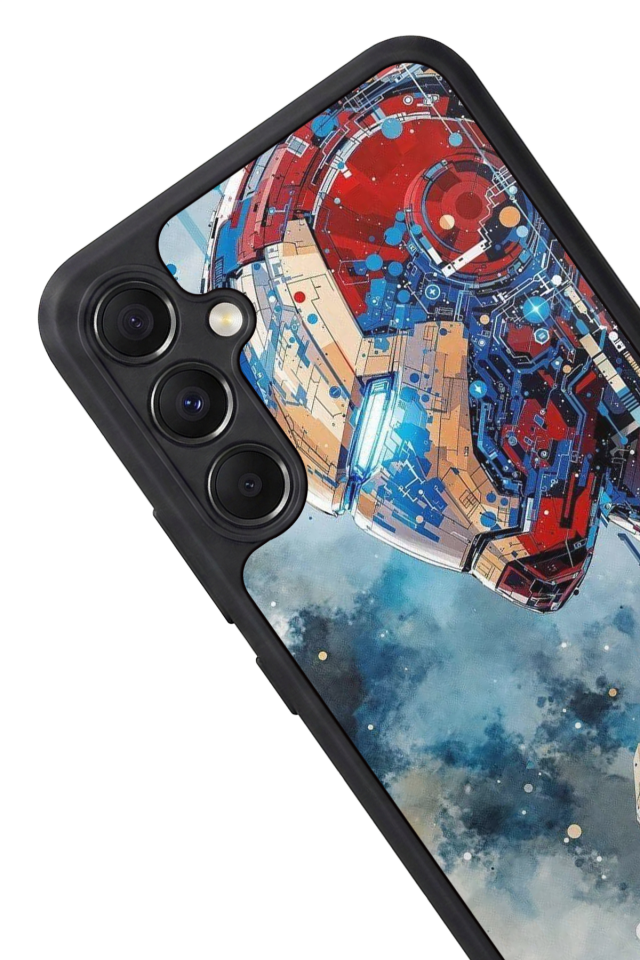 Samsung Galaxy M34 Uyumlu Iron Man ( Demir Adam ) Tasarımlı Glossy Premium Kılıf
