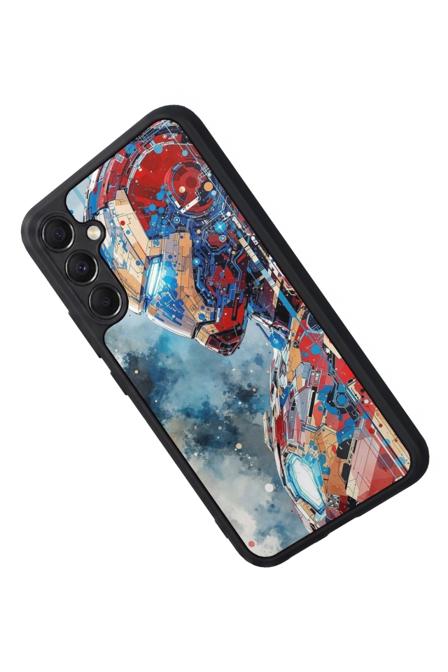 Samsung Galaxy M34 Uyumlu Iron Man ( Demir Adam ) Tasarımlı Glossy Premium Kılıf