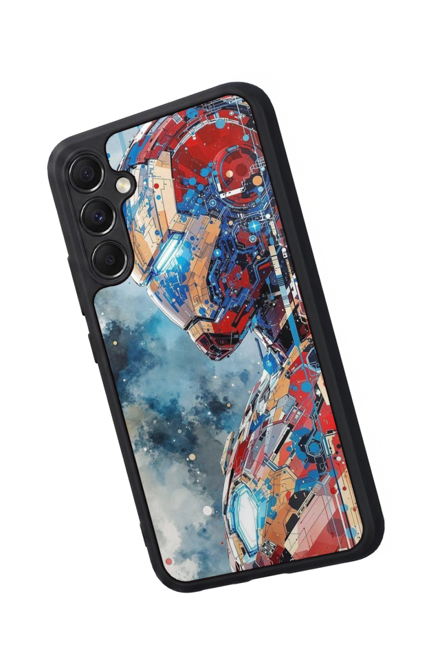 Samsung Galaxy M34 Uyumlu Iron Man ( Demir Adam ) Tasarımlı Glossy Premium Kılıf