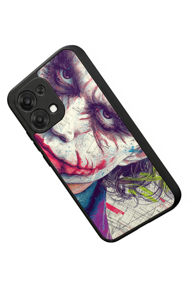 Oppo A6 Pro Uyumlu Joker Tasarımlı Glossy Premium Kılıf
