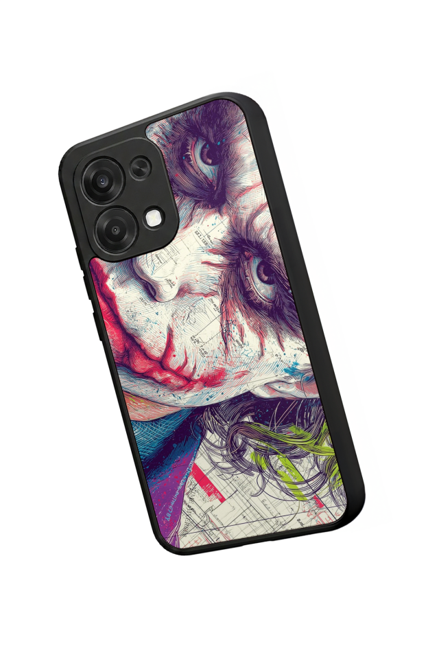 Oppo A6 Pro Uyumlu Joker Tasarımlı Glossy Premium Kılıf