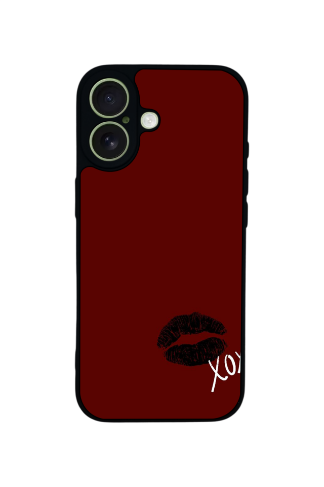 iPhone 17 Uyumlu Kalp Love Tasarımlı Glossy Premium Kılıf