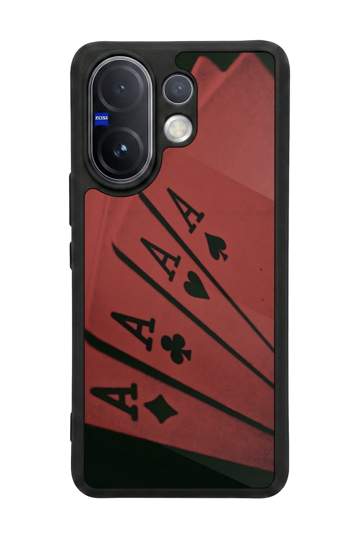 Vivo V60 Uyumlu Kart Tasarımlı Glossy Premium Kılıf