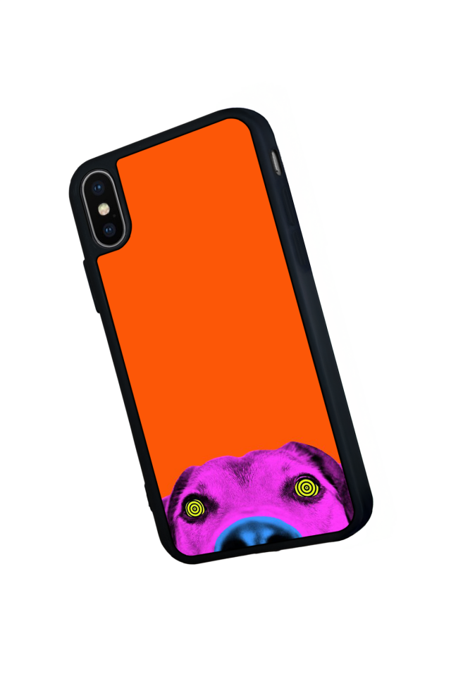 iPhone XS Max Uyumlu Kirmizi Tasarımlı Glossy Premium Kılıf
