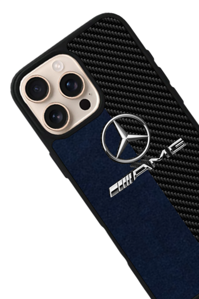 iPhone 16 Pro Uyumlu Mercedes Tasarımlı Glossy Premium Kılıf